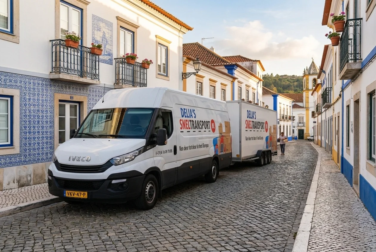 Verhuizen naar Portugal, Delia's Sneltransport in actie