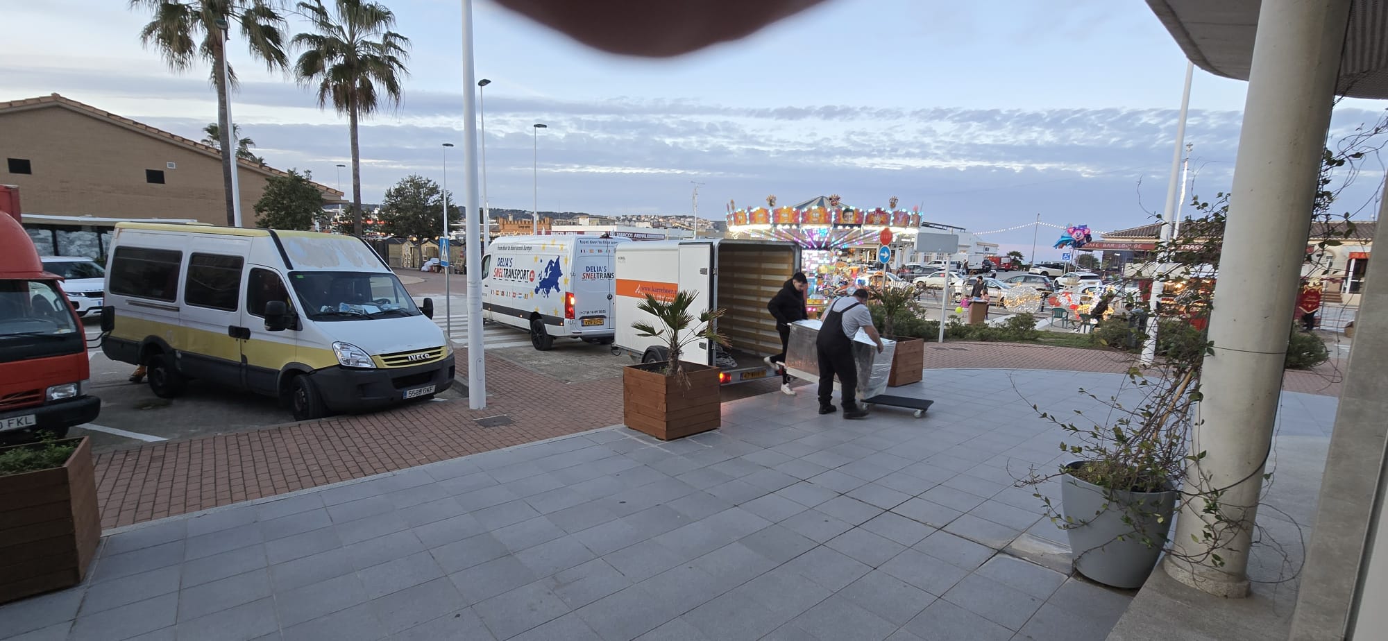 Klein transport — Delia's Sneltransport in actie